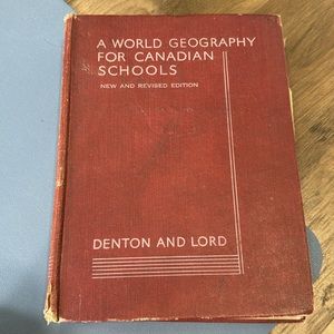 1942 vintage Canadian geography book